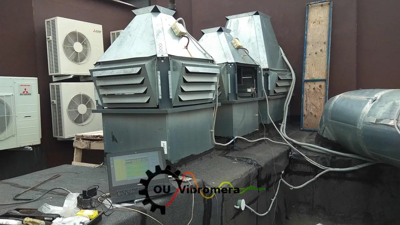 Attrezzatura di sicurezza e strumenti per lavori di equilibratura ventilatori